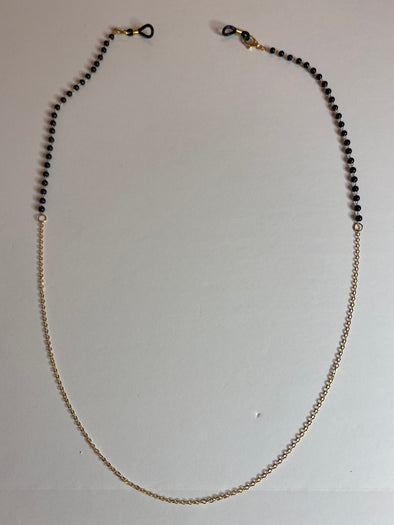 Pearl/Gold Eyeglass Chain